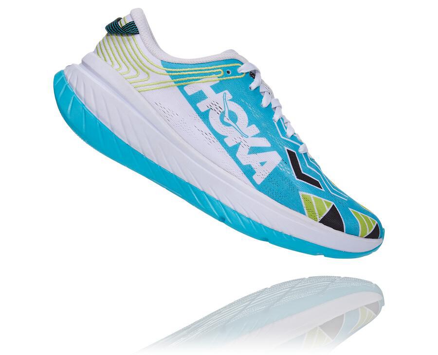 Chaussure Running Hoka One One Ironman Kona Carbon X Homme - Bleu/Blanche - WXM-741036